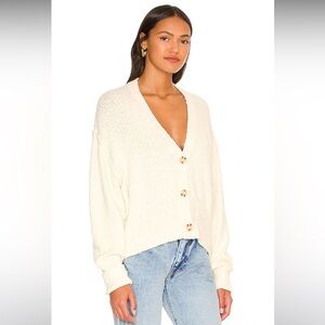 NWT Free People Found My Friend Cardi in Chocolate